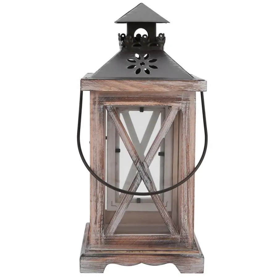 Домашний Декор деревянный подсвечник ретро Ремесло подарок украшение дома