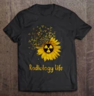 Футболка МужскаяЖенская хлопковая, модная смешная рубашка с принтом радиологии, подсолнуха, уличная одежда в стиле Харадзюку