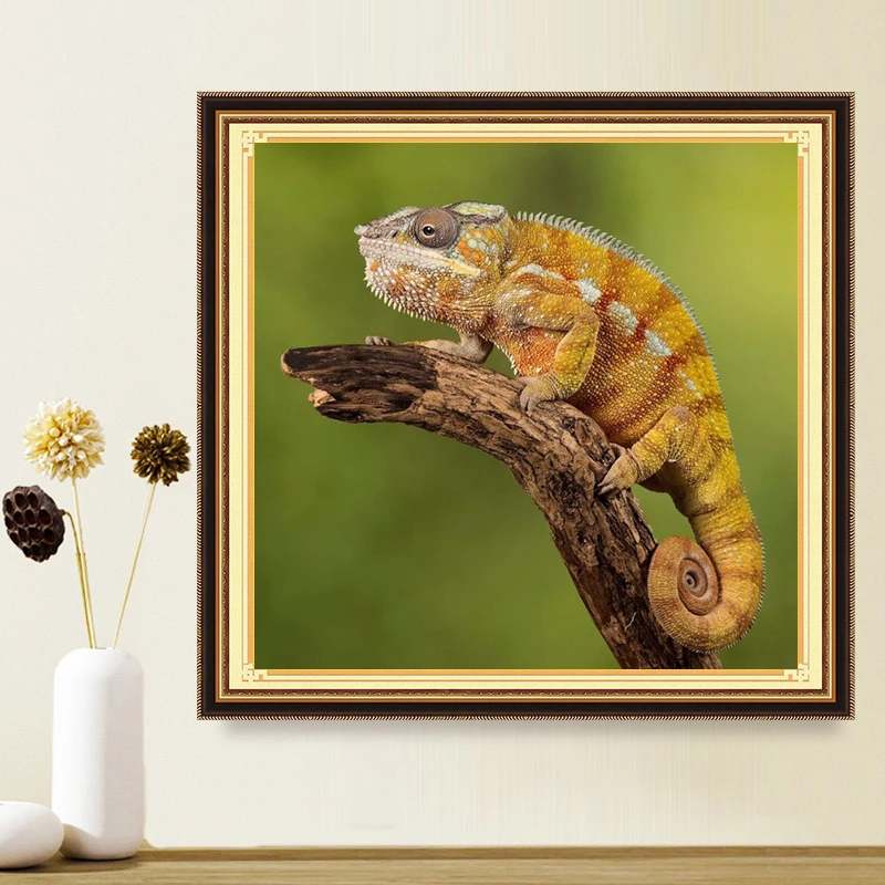 Diy Алмазная картина животное полная круглая вышивка Рукоделие 3d дрель мозаика