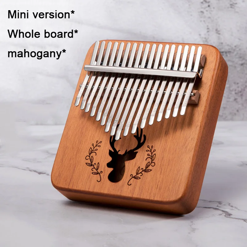 Последняя 17 клавиш мини Kalimba игрушечное пианино красного дерева весь сенсорная