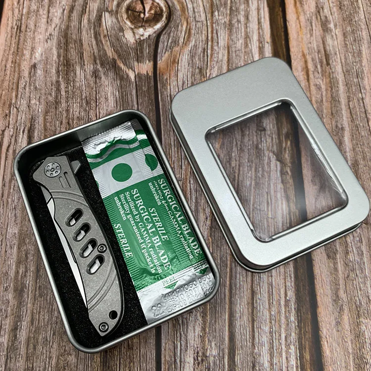 Съемный хирургический складной нож Mack Walker из титанового сплава | Инструменты