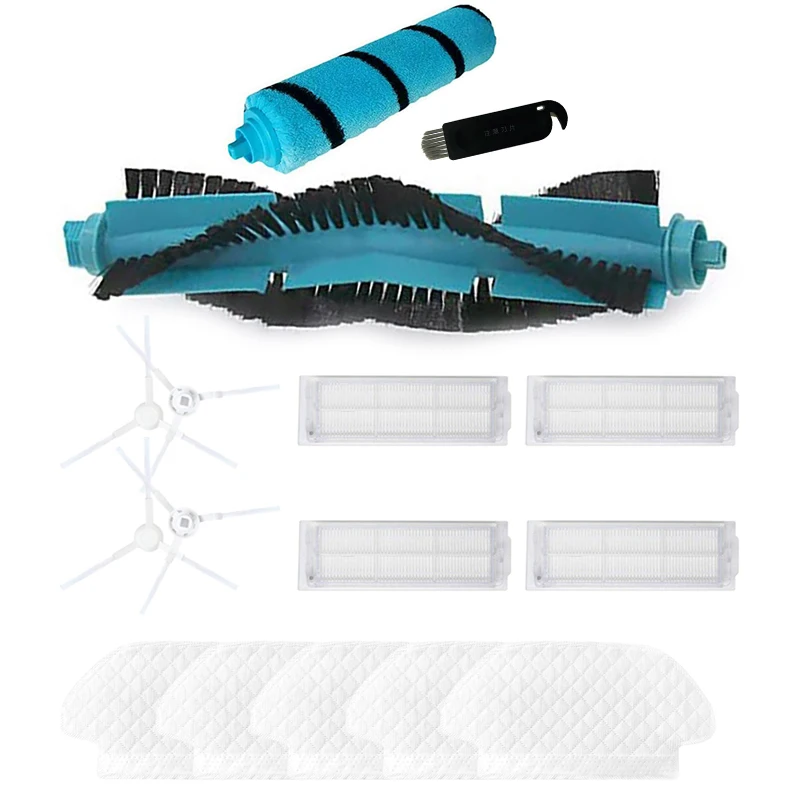 

Main Side Brush Disposable Mop For Viomi V2 Pro V3 Mop Filter HEPA V-RVCLM21B Mijia STYJ02YM Conga 3490 Accessories