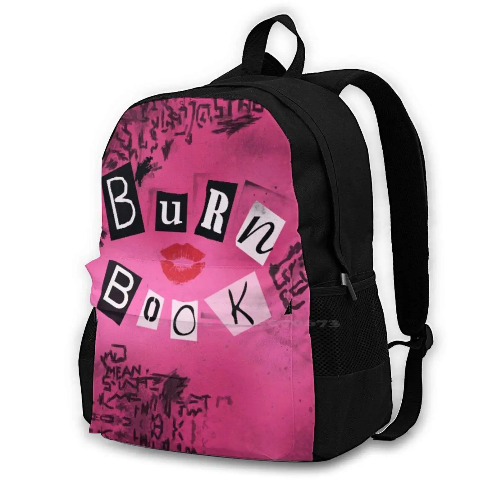 

Burn Book School Bag Big Capacity Backpack Laptop 15 Inch Mean Girls Lindsay Lohan Gretchen Weiner Regina George Karen Smith