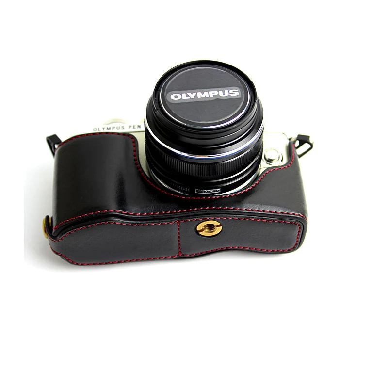 Чехол из искусственной кожи чехол накладка на половину корпуса для камеры Olympus pen