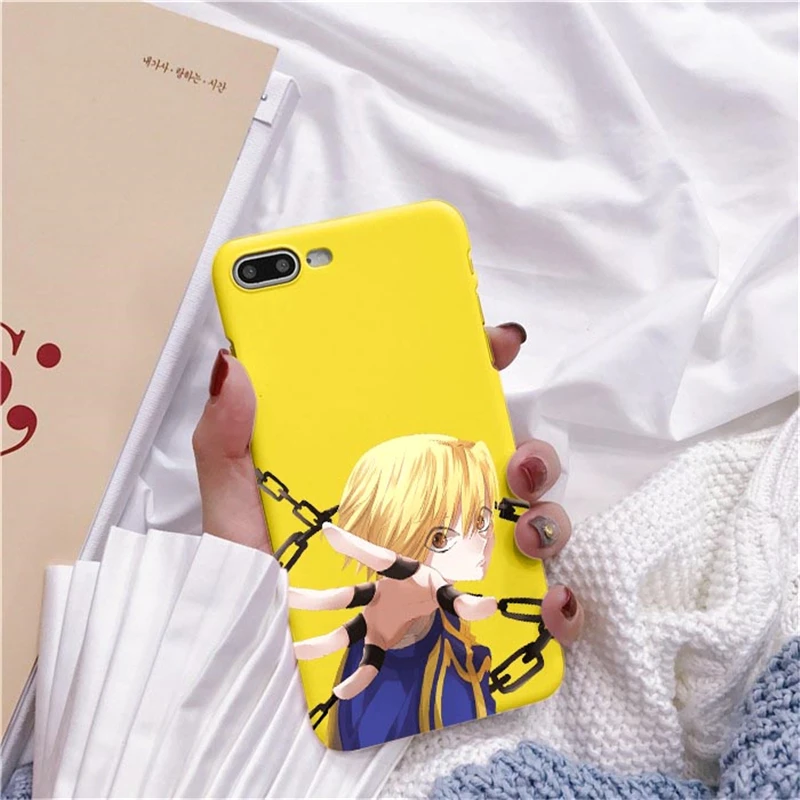 Чехол для телефона Hunter x 3 HXH Anime Gon Kurapika матовый карамельный чехол iPhone 11 Pro 6s 7 8 Plus X XR