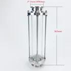 Длинный Стиль 2 дюйма (51 мм) OD64 высококачественное проточное смотровое стекло диаптр длиной 365 мм смотровое стекло башня SS304 санитарный фитинг