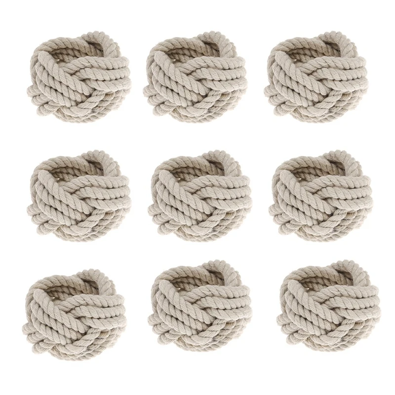 

9Pcs European Straw Rattan Meal Buckle Napkin Ring Mouth Napkin Ring Napkin Buckle Rattan Napkin Ring Rope Napkin Ring