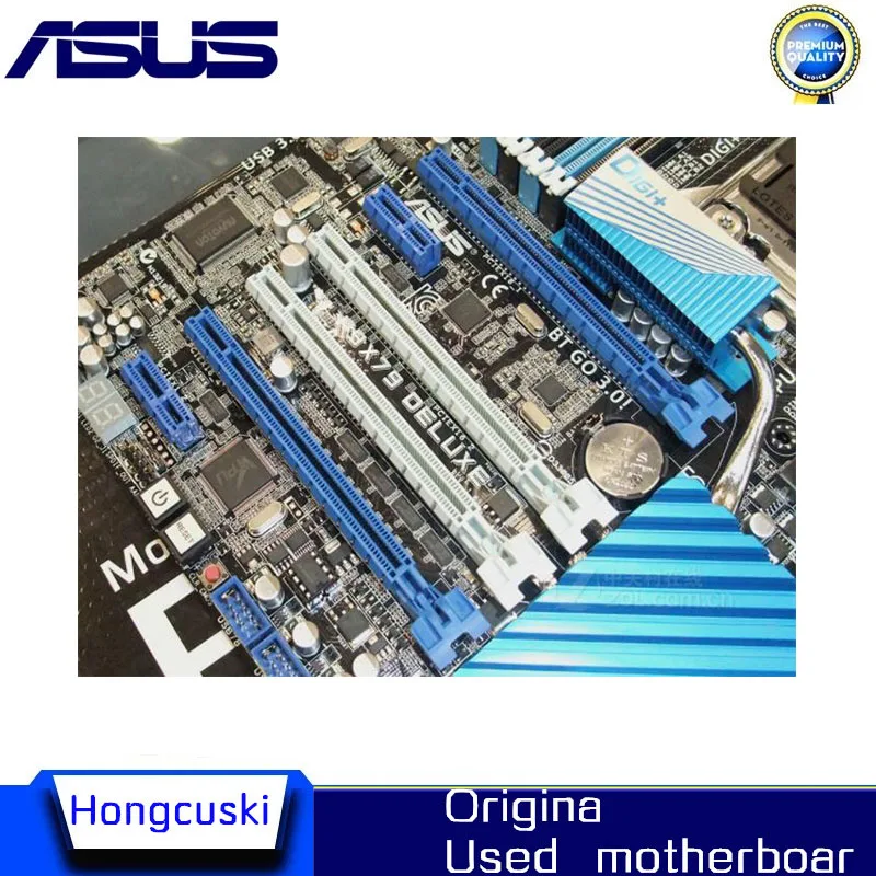 Для ASUS P9X79 Deluxe б/у оригинальная материнская плата LGA 2011 DDR3 X79 |