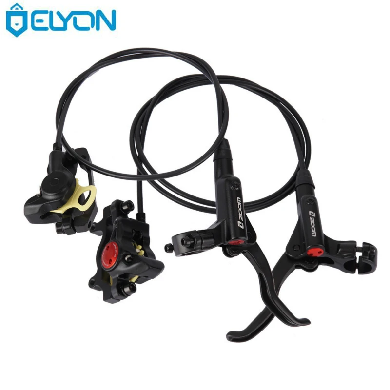 

ZOOM HB-875 Bicycle Brake MTB Hydraulic Disc Brake Caliper Left Front 750mm/Right Rear 1350mm Mountain Bike Parts Clamp Brakes