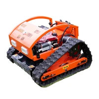 new remote control crawler mower gasoline engine self propelled household weeding pruning maintenance robot