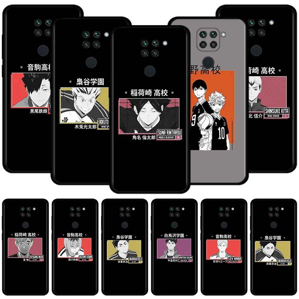 

Haikyuu Hinata Attacks Anime Shell For Xiaomi Redmi Note 10 9 9S 9T 8 8T 7 Pro Max Cover for Redmi K40 9 9T 9A 9C Silicone Case
