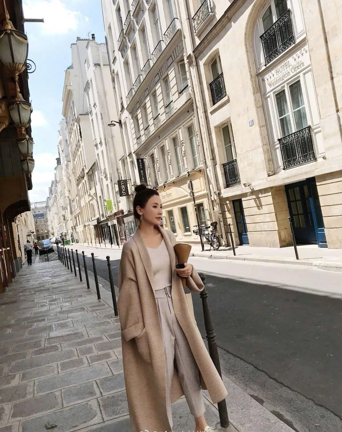 Женский полосатый длинный свитер осенне-Зимнее Пальто Повседневное вязаное