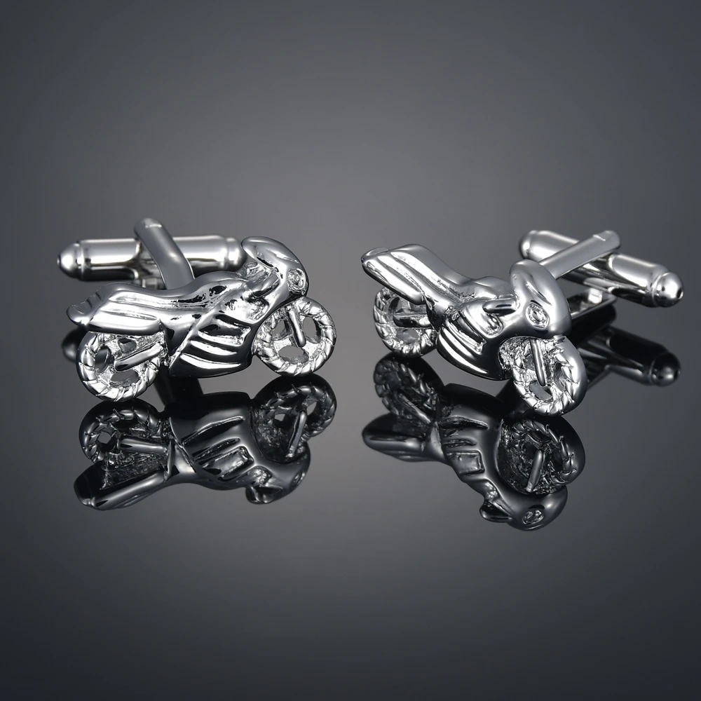 Модные мотоциклетные рукава для ногтей Французский длинный рукав рубашка рукав для ногтей Аксессуары для рубашек запонки