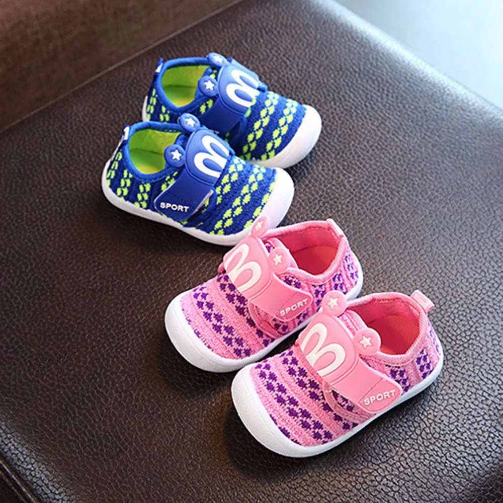 

ARLONEET Baby Shoes Girl Boy Soft Canvas Sneaker Soft Sole Crib comfortable Waliking Shoes as the gift to baby dropshipping 10