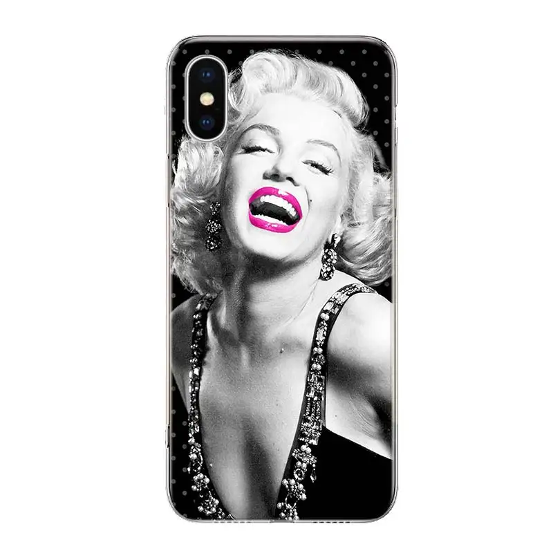 Чехол для телефона с изображением девушки Мэрилин Монро iPhone 13 12 11 Pro Max 6X8 6S 7 Plus XS XR