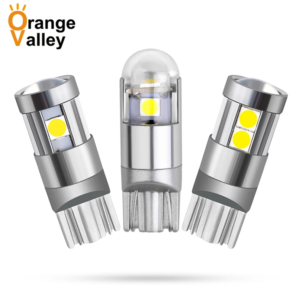 

100 шт. T10 светодиодный лампочка W5w 3 5 9 светодиодный автомобильный 3030 SMD 194 168 зазор огни для ЧТЕНИЯ ИНТЕРЬЕР авто лампа багажник свет 12-24V 6000k