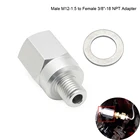 Датчик температуры охлаждающей жидкости двигателя LS1 LSX, переходник с наружной M12-1.5 на внутреннюю резьбу 38 дюйма NPT, для двигателя LS