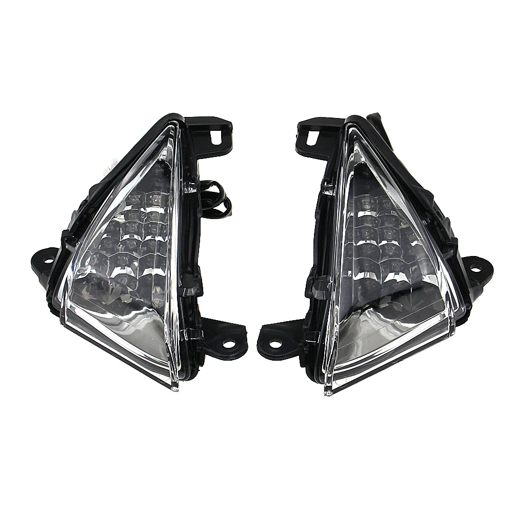Передние СВЕТОДИОДНЫЕ Сигналы поворота для KAWASAKI ZX-6R ZX6R ZX-10R ZX10R NINJA аксессуары