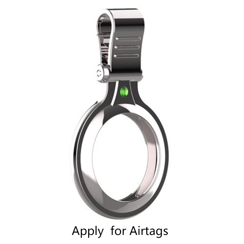 

Protective Cover Metal Case for AirTags Location Tracker, Smart Accessories Protector with Anti-lost Hook X3UC