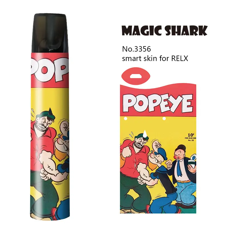 Ультратонкая пвх-наклейка для вейпа Magic Shark Miltary панда тигр губа лев флаг