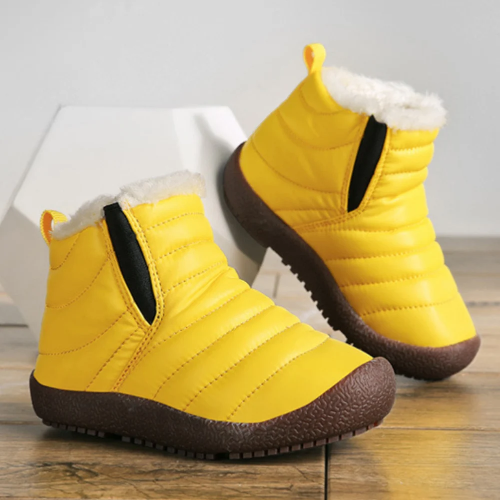 

Детская обувь, ботинки для мальчиков, зимние ботинки, ботильоны для маленьких девочек, модная нескользящая обувь на подошве для детей