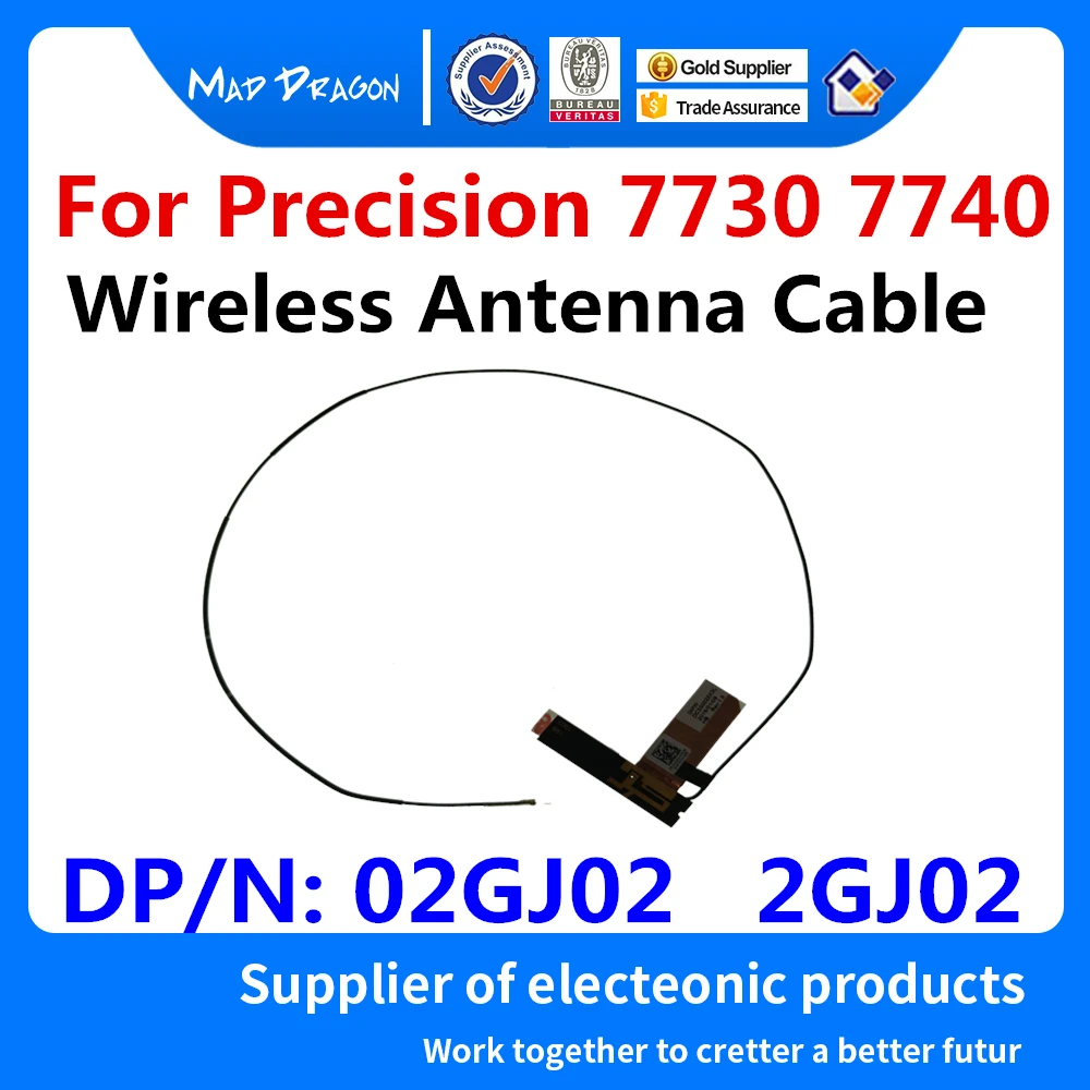

Новый оригинальный 17,3 "Wlan Wifi беспроводной антенный кабель для Dell Precision 7730 7740 M7730 M7740 DAP20 02GJ02 2GJ02 DC330022X3L