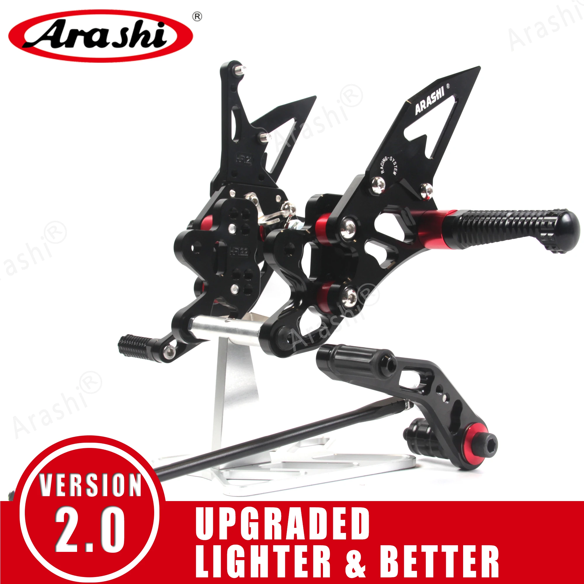 Arashi 1 комплект для SUZUKI GSXR 600 750 2006 2021 ЧПУ регулируемый задний подножки ног GSX R 2012 2013