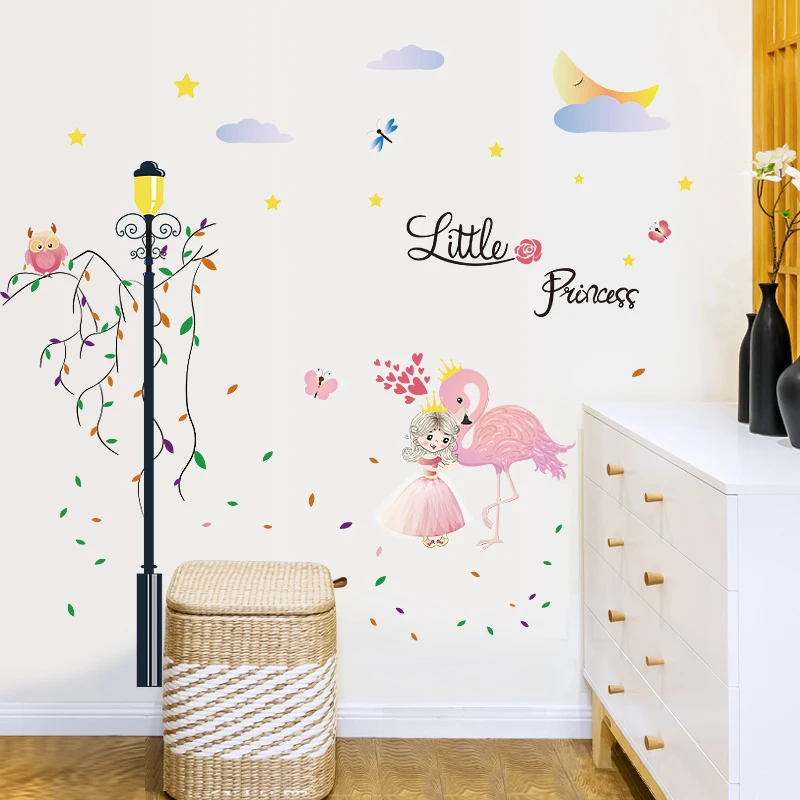 

Drop Shipping Animal Wall Stickers Decorative Sticker Home Decor For Kids Rooms Home Decor PVC Art Decal