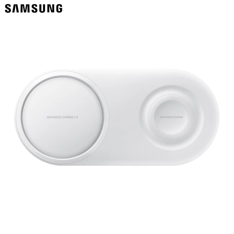 Samsung Оригинальное Беспроводное зарядное устройство Duo Pad EP-P5200 для Galay S10 X + Plus S9 gear S2