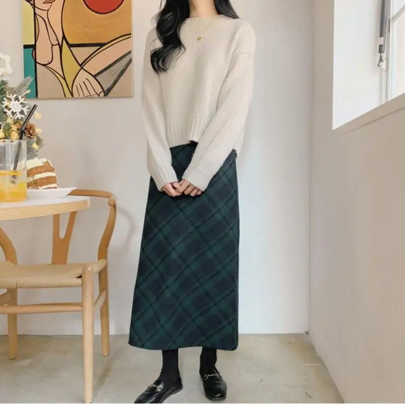 S XL новые женские свитера вязаный свитер с воротником хомут верхняя одежда теплые