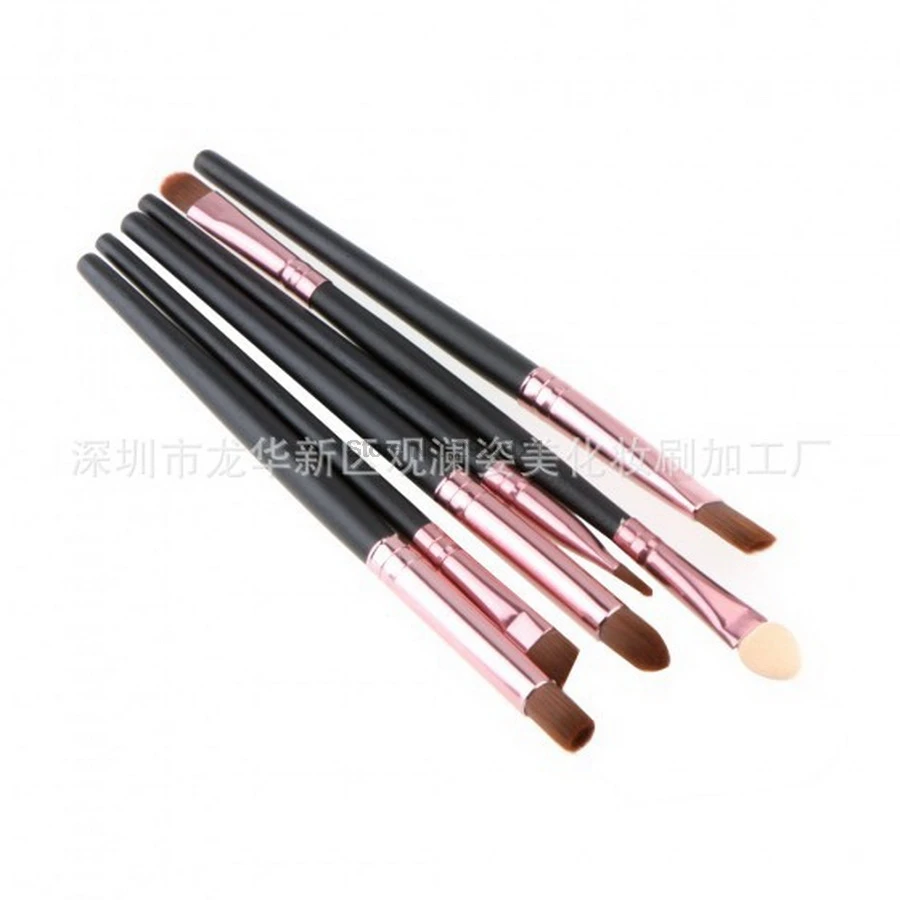 От DHL 100 набор 6 шт./компл. новая Кисть для макияжа Тени век подводка глаз нос