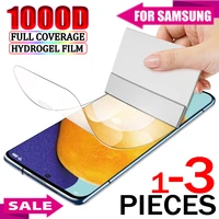 1000d hydrogel film for samsung s21 s20 note 20 ultra screen protector for a52 a51 a32 a72 a71 a21s s20fe m51 a50 a12 m31 a02s