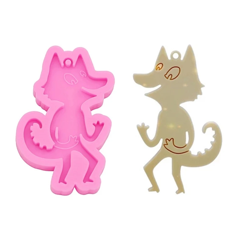 

Animal Pendant Epoxy Resin Mold Keychain Earrings Silicone Mould DIY Crafts Jewelry Necklace Casting Tool