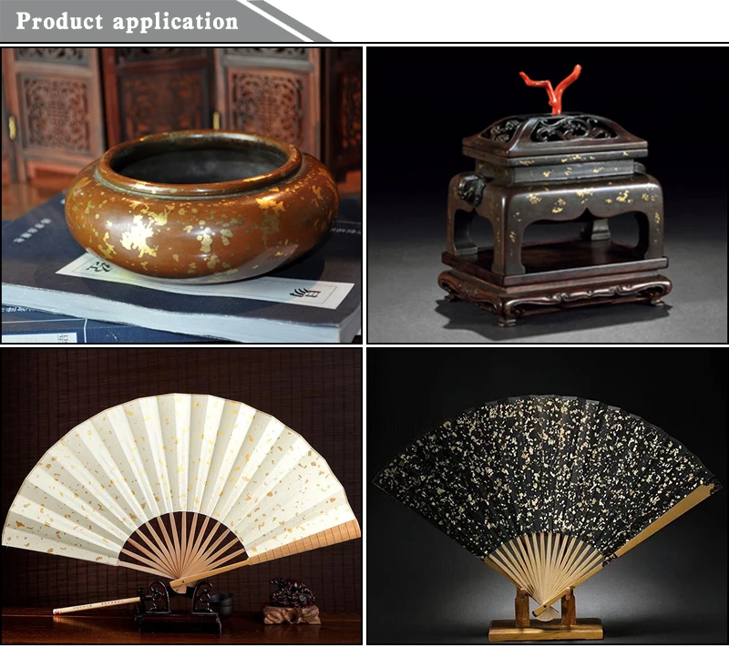 Имитация золотых хлопьев медные фрагменты для художественной крафт бумаги 3D