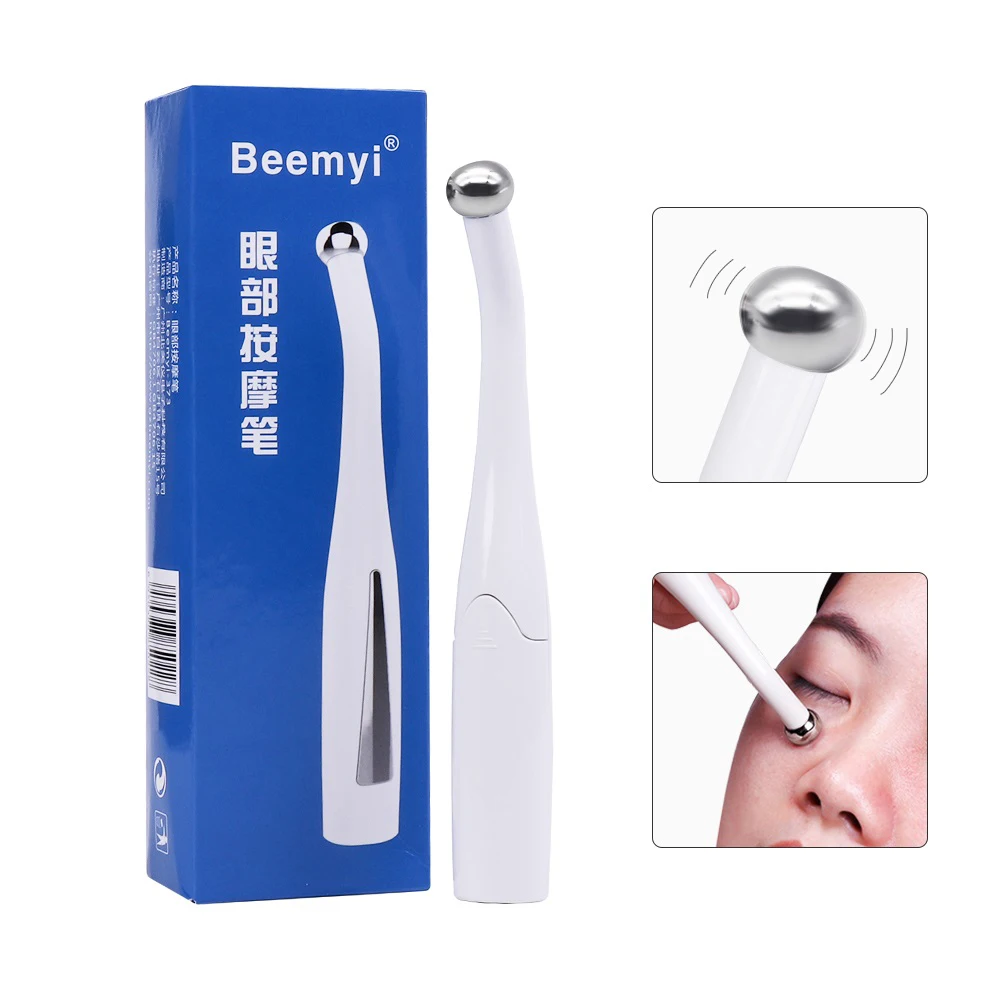 

2 in 1 Electric Eye Massager Anti Aging Wrinkle Eye Patch Relief Micro-current Massage Negative Ion Importing Eyes Care Device