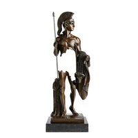 jason and the golden fleece bronze statue famous greek hero sculpture antique figurine art office desk decor statuette large