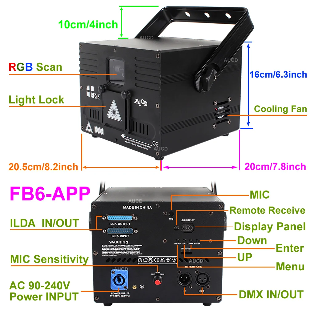1 Вт RGB DMX лазерный ILDA Bluetooth телефон приложение для редактирования анимации