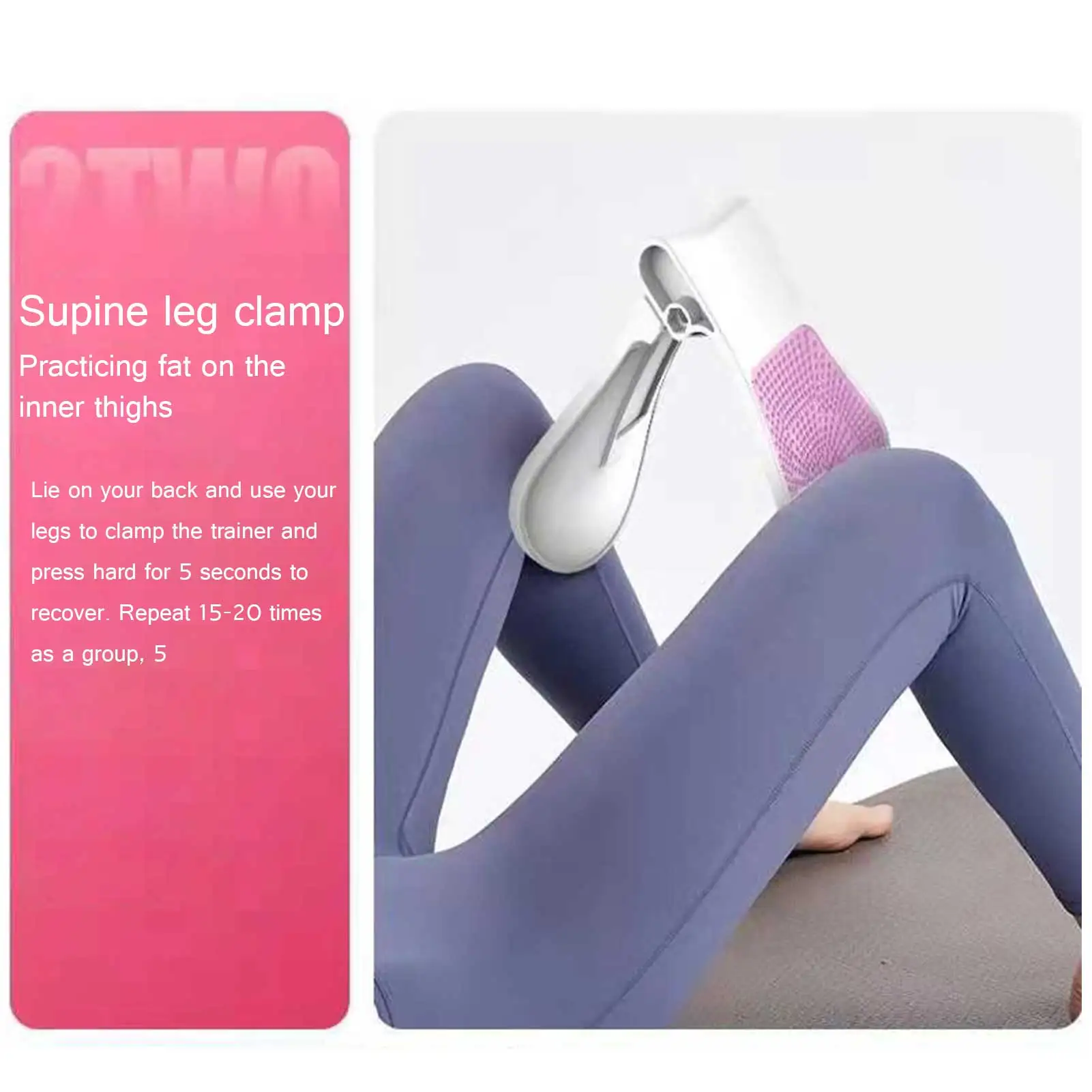 

Hip Trainer Buttocks Lifting Clip Pelvic Floor Muscle Trainer Fitness Muscle Training Inner Thigh Buttocks Exerciser Home Gym