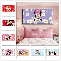 disney cartoon anime canvas paintings mickey minnie mouse posters and prints wall art pictures for kids room home decoration
