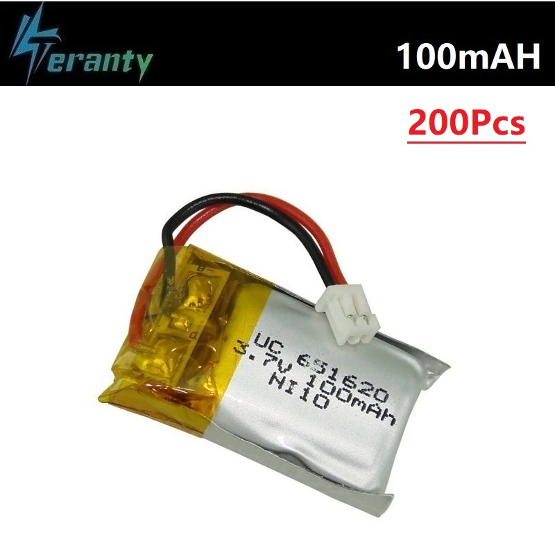3 7 V 100mAh литий-полимерный Батарея для CX10 CX-10 CX-10A Fq777-124 V272 Q4 запасные части
