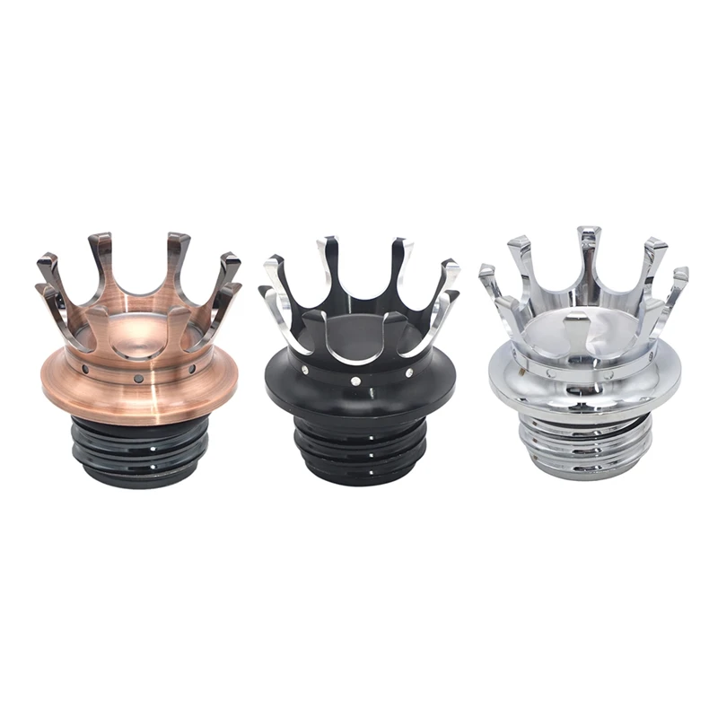 

Королевская корона Стиль газойль Кепки крышка топливного бака для Sportster Softail