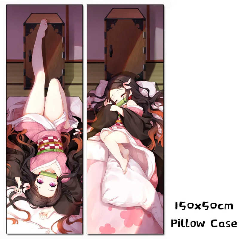 Demon Slayer Kimetsu no Yaiba Dakimakura Kamado Nezuko чехол для подушки 150 см костюмированной подушки| |
