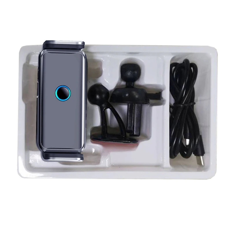 

Auto Induction Mount Bracket Car Smart Electric Locking Mobile Phone Support Holder For Smartphone Air Vent Clip Stand