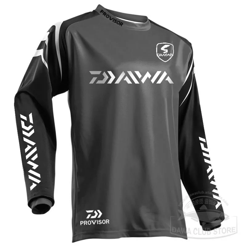 DAIWA Fishing Clothing Quick-Drying Sun UV Protection T Shirt Vests Sports Clothes Fishing Clothes Fishing Shirts Cycling Wear - Цвет: 777