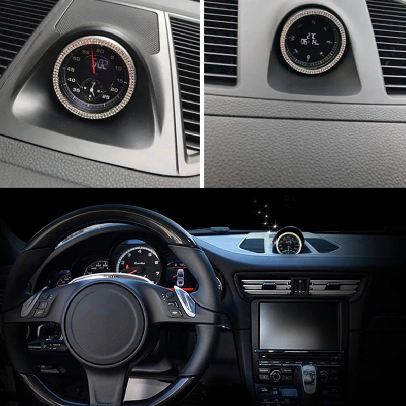 Наклейка на приборную панель центр часов наклейка кольцо Dor Porsche 911 Cayenee Boxster Macan
