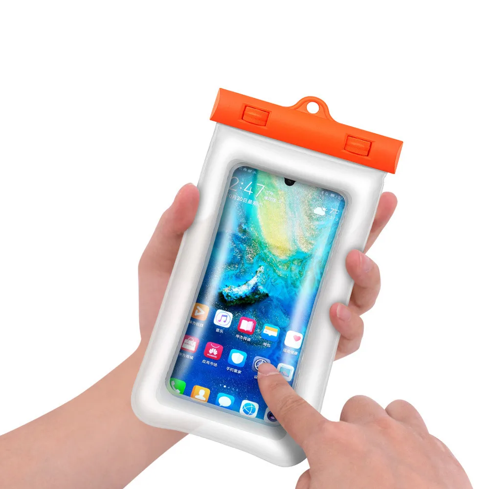 

New Clearance Sales 6Inch Floating Swimming Bags Transparent Waterproof Mobile Phone Pouch Case Swim Diving Surfing Beach Bags
