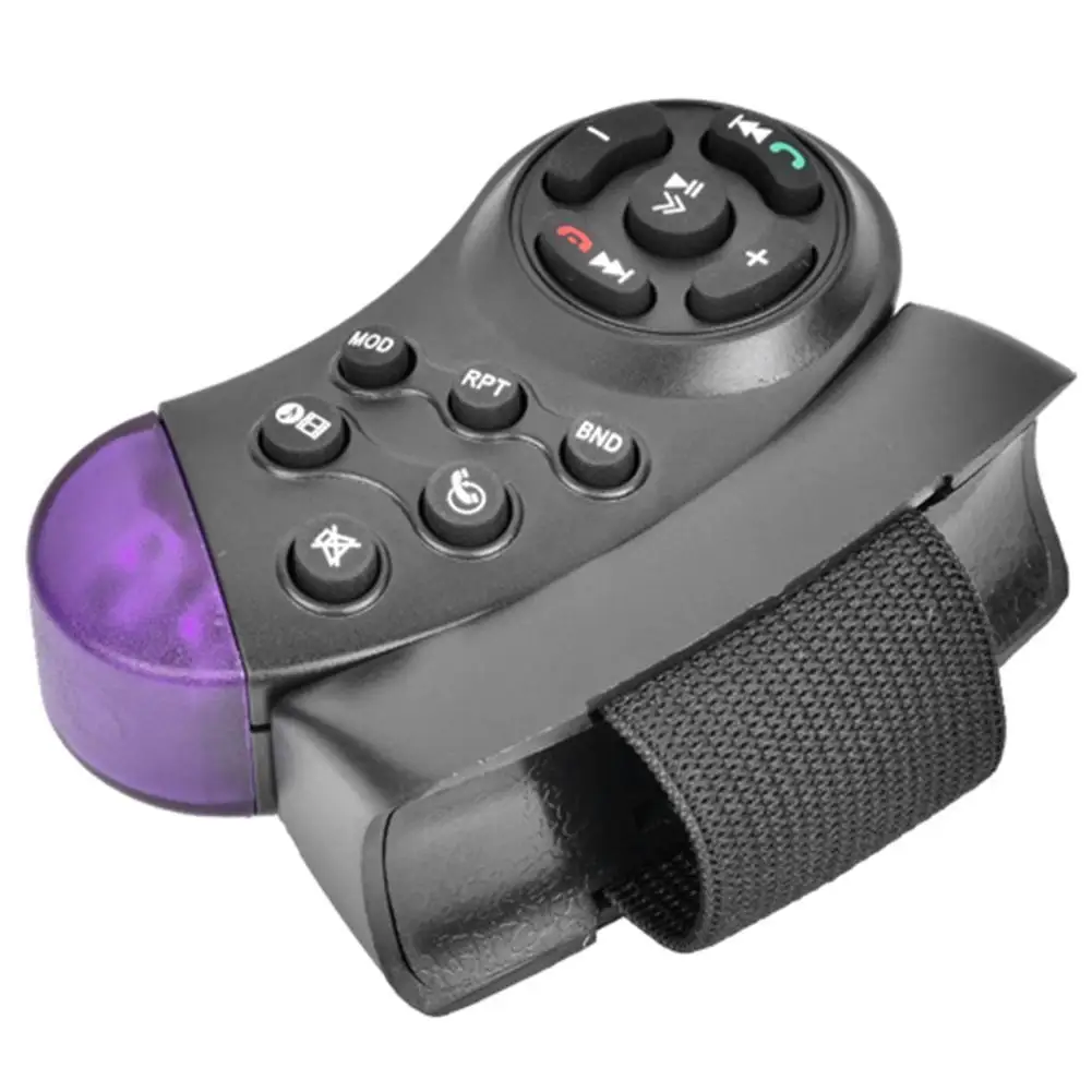 Car Steering Wheel Wireless Remote Control 11 Buttons Multimedia Key IR Controller For Radio CD DVD MP5 Player | Автомобили и