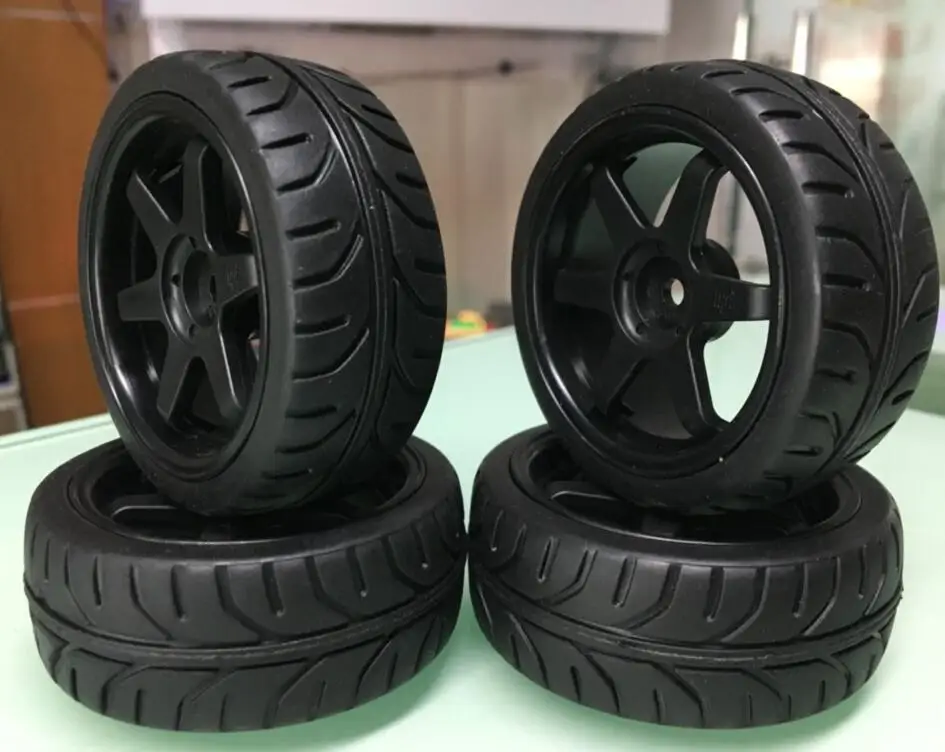 1/10 на дороге 5 спиц колеса багги ралли шины Набор для TT01D/E TT02 Kyosho 4 шт | Игрушки и