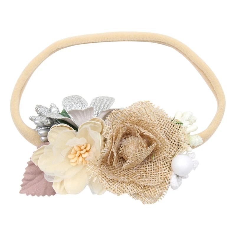 

3 Pcs/Set Newborn Photography Props Baby Floral Headband Hairband Princess Headdress Infants Photo Shooting Accessories