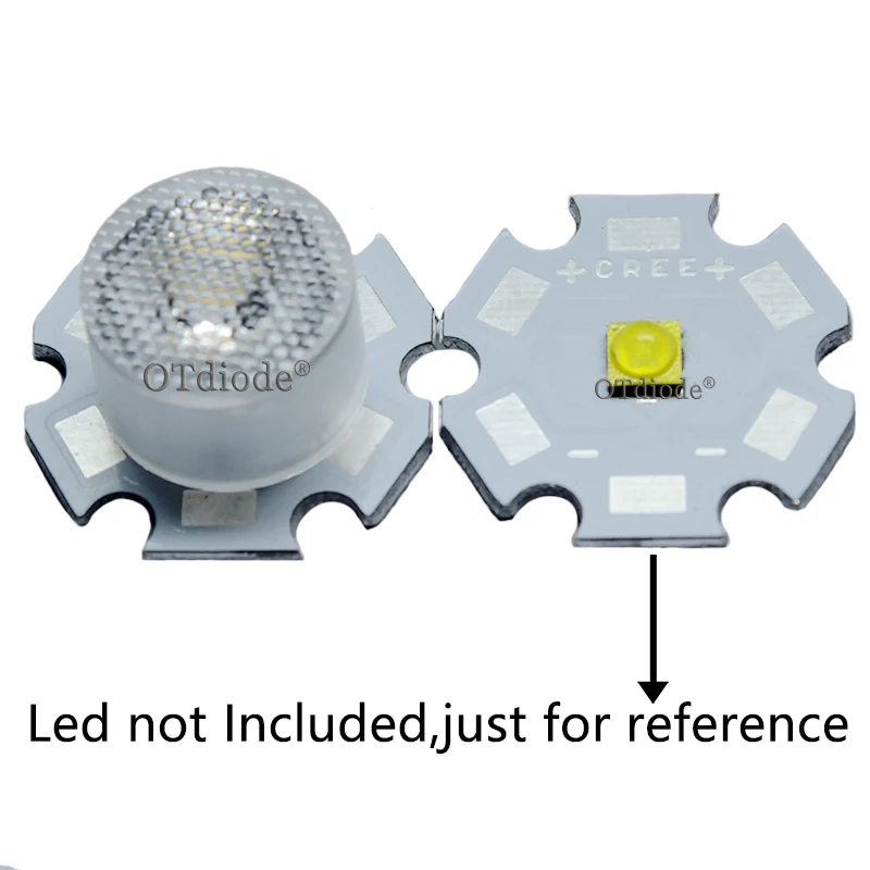 13 мм 3535 CREE XPE XPE2 XPG XPG2 XTE Epi led/полусветодиодный ОД светодиодный объектив